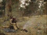 Frederick Mccubbin Down on His Luck oil on canvas